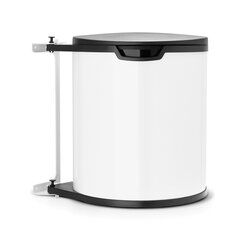 Brabantia Мусорный бак с крышкой, 15Л - White цена и информация | Мусорные баки | hansapost.ee