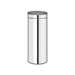 Мусорный бак Brabantia Touch Bin New, 30 л, цвнт Brilliant Steel цена и информация | Мусорные баки | hansapost.ee