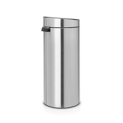 Brabantia Бак Touch Bin New, 30Л - Matt Steel Fingerprint Proof цена и информация | Мусорные ящики с креплением на двери | hansapost.ee