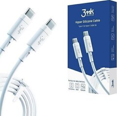 USB кабель 3mk Hyper Silicone Cable Type-C 60W 3A, 1 м цена и информация | Borofone 43757-uniw | hansapost.ee