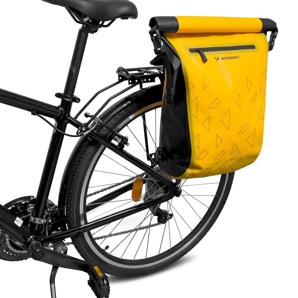 Wozinsky veekindel seljakott-jalgrattakott 2in1 23l kollane (WBB31YE) hind ja info | Seljakotid jalgratturitele | hansapost.ee