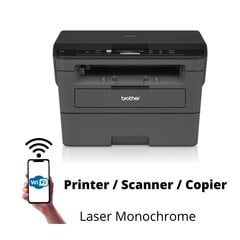 Brother DCP-L2530DW MFP Wi-Fi Printer / Scanner / Copier laser monochrome hind ja info | Printerid | hansapost.ee