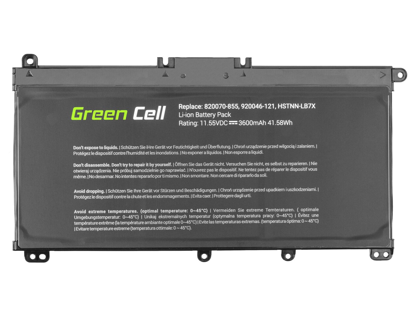 Green Cell Laptop Battery TF03XL HSTNN-LB7X 920046-421 920070-855 HP 14-BP Pavilion 14-BF 14-BK 15-CC 15-CD 15-CK 17-AR price and information | Sülearvuti akud | hansapost.ee