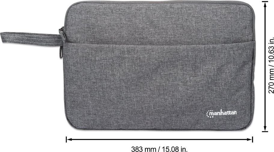 14,5" sülearvuti ümbris - hall hind ja info | Sülearvutikotid | hansapost.ee
