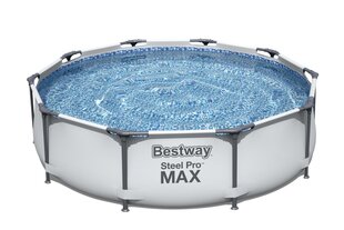 Каркасный бассейн Bestway Steel Pro Max 305x76 см, без фильтра цена и информация | Бассейны | hansapost.ee