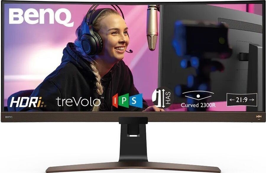 37.5" UWQHD+ IPS Nõgus monitor BenQ EW3880R : 9H.LK3LA.TBE цена и информация | Monitorid | hansapost.ee