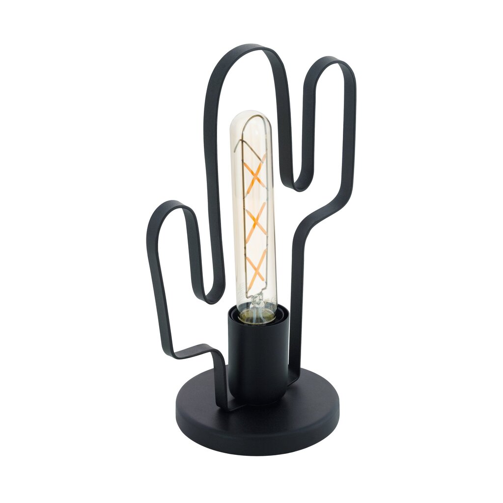 425545 EGLO Table Lamp "Coldfield" Cactus Black hind ja info | Aiavalgustid ja õuevalgustid | hansapost.ee