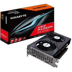 Graafikakaart, GIGABYTE, AMD Radeon RX 6400, GV-R64EAGLE-4GD hind ja info | Gigabyte Arvuti komponendid | hansapost.ee
