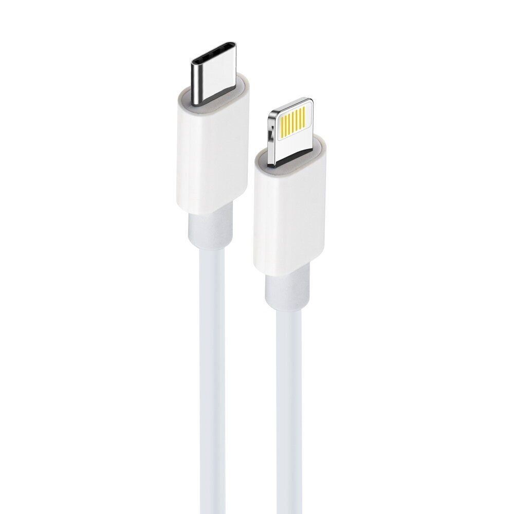 Maxlife MXUC-05 kaabel USB-C - Lightning 1,0 m 20W, valge hind ja info | Mobiiltelefonide kaablid | hansapost.ee