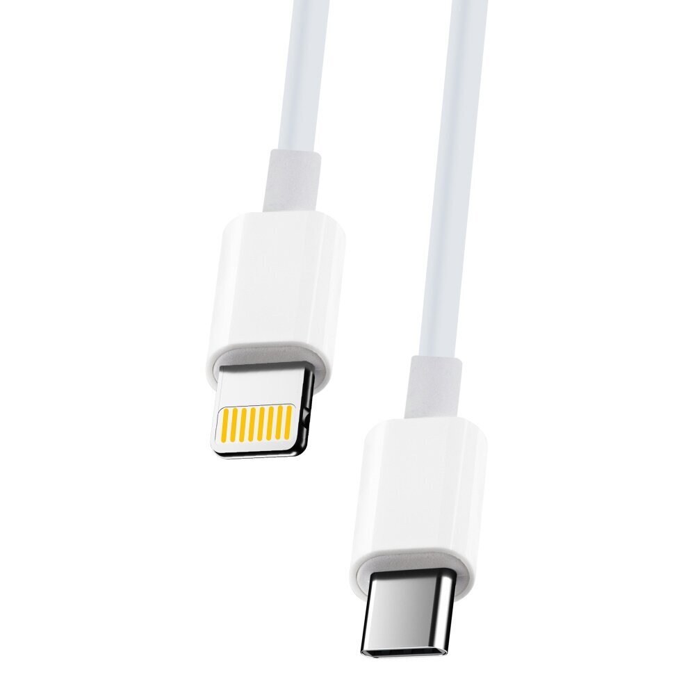 Maxlife MXUC-05 kaabel USB-C - Lightning 1,0 m 20W, valge hind ja info | Mobiiltelefonide kaablid | hansapost.ee