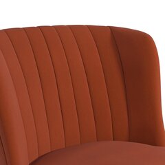 Кресло Novogratz Brittany, оранжевое цена и информация | Кресла для отдыха | hansapost.ee