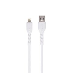 Maxlife MXUC-04 cable USB - Lightning 1,0 m 3A white цена и информация | Кабели для телефонов | hansapost.ee