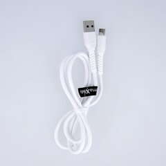 Maxlife MXUC-04 cable USB - Lightning 1,0 m 3A white цена и информация | Кабели для телефонов | hansapost.ee