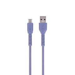 Maxlife MXUC-04 kaabel USB - USB-C 1,0 m 3A, lilla hind ja info | Maxlife Mobiiltelefonid ja lisatarvikud | hansapost.ee