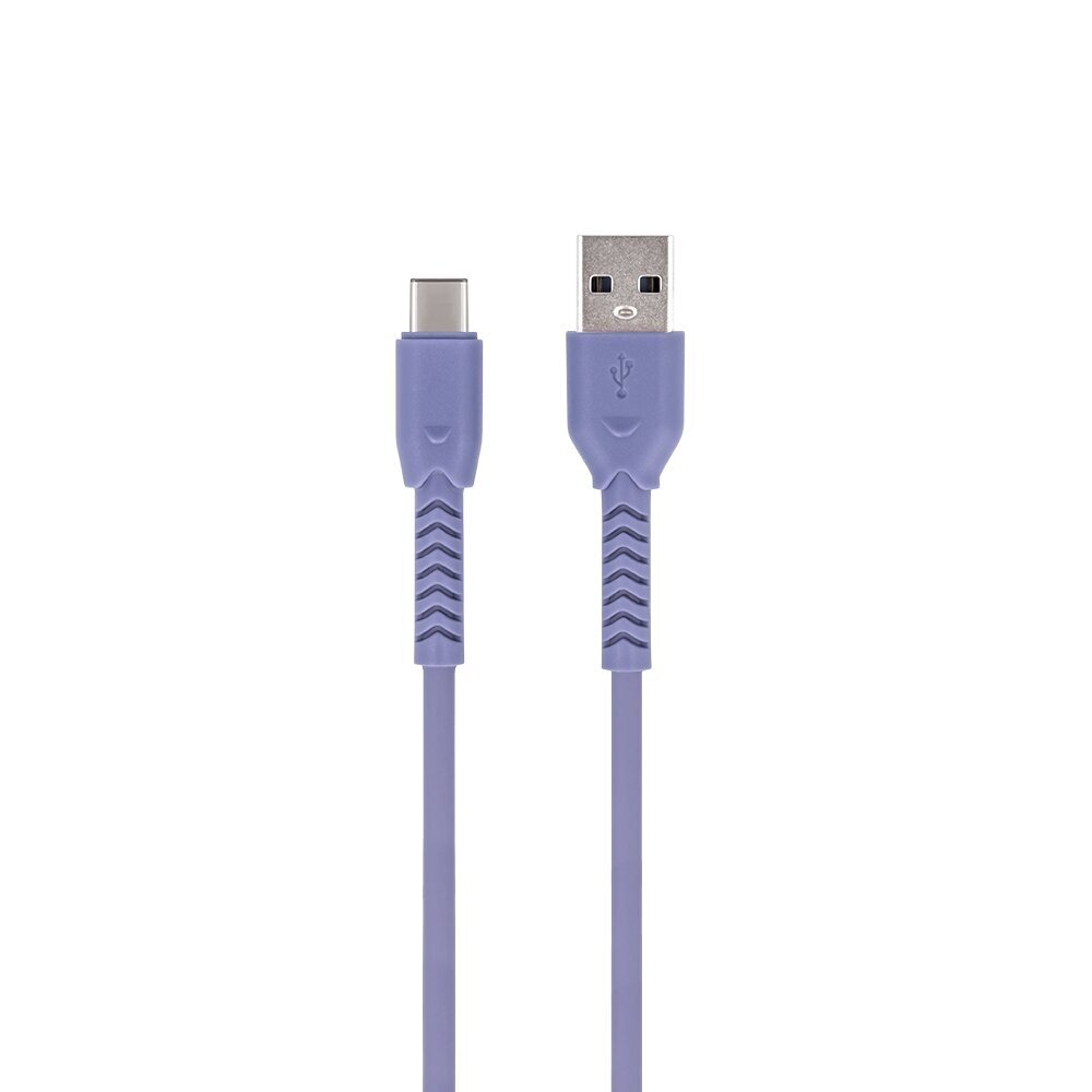 Maxlife MXUC-04 kaabel USB - USB-C 1,0 m 3A, lilla цена и информация | Mobiiltelefonide kaablid | hansapost.ee