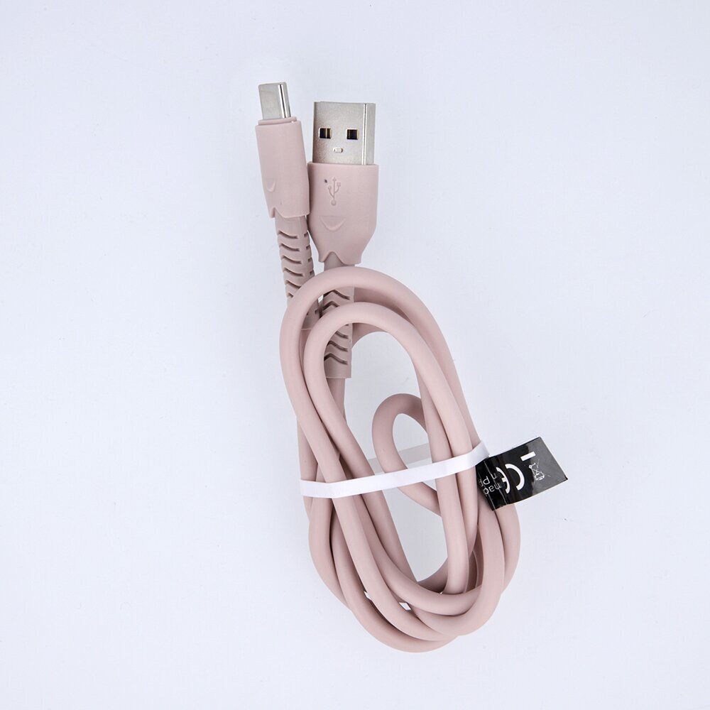 Maxlife MXUC-04 kaabel USB - USB-C 1,0 m 3A, roosa hind ja info | Mobiiltelefonide kaablid | hansapost.ee