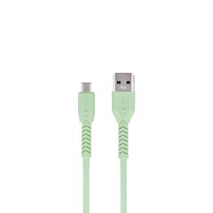 Maxlife MXUC-04 kaabel USB - USB-C 1,0 m 3A, roheline hind ja info | Mobiiltelefonide kaablid | hansapost.ee