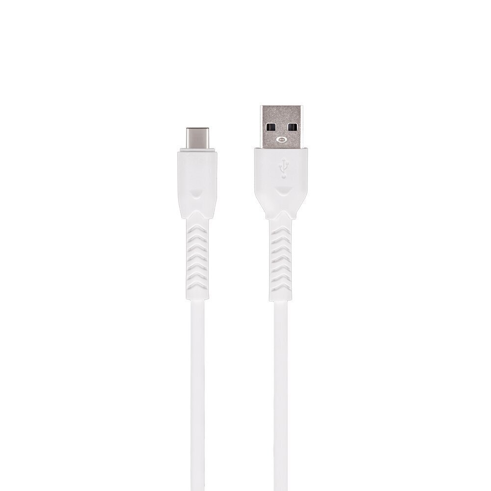 Maxlife MXUC-04 kaabel USB - USB-C 1,0 m 3A, valge hind ja info | Mobiiltelefonide kaablid | hansapost.ee
