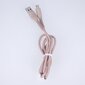 Maxlife MXUC-04 kaabel USB - microUSB 1,0 m 3A, roosa hind ja info | Mobiiltelefonide kaablid | hansapost.ee