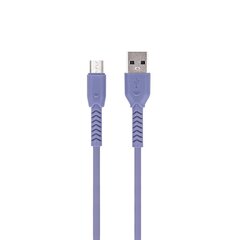 Maxlife MXUC-04 cable USB - microUSB 1,0 m 3A purple цена и информация | Maxlife Телефоны и аксессуары | hansapost.ee