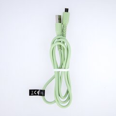 Maxlife MXUC-04 cable USB - microUSB 1,0 m 3A green цена и информация | Maxlife Телефоны и аксессуары | hansapost.ee