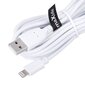 Maxlife kaabel USB - Lightning 3,0 m 2A, valge цена и информация | Mobiiltelefonide kaablid | hansapost.ee