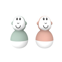 Игрушки для ванной Matchstick Monkey Bathtime, 2 шт., мятный и розовый цвет, от 12 месяцев, MM-B-WB-004 цена и информация | Игрушки для малышей | hansapost.ee