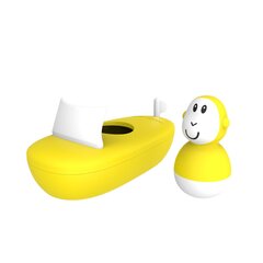 Игрушки для ванны Matchstick Monkey Bathtime, 2 шт., желтый цвет, 12 месяцев+, MM-B-BSG-006 цена и информация | Игрушки для малышей | hansapost.ee