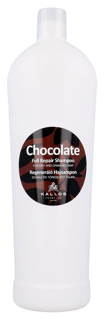 Kallos Chocolate Full Repair šampoon 1000 ml price and information | Šampoonid | hansapost.ee