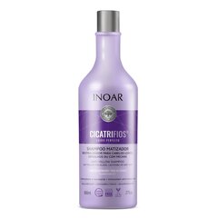 Kollast tooni neutraliseeriv šampoon Inoar CicatriFios Perfect Blond 800 ml price and information | Shampoos | hansapost.ee