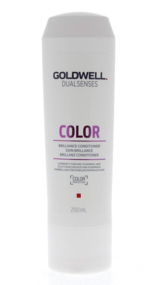 Palsam värvitud juustele Goldwell Dualsenses Color Brilliance Conditioner 200ml цена и информация | Palsamid | hansapost.ee