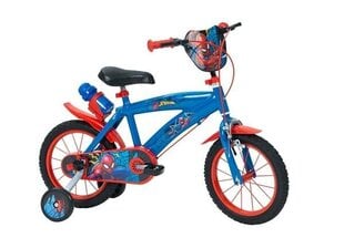 Laste jalgratas Huffy Spider-Man 14", sinine/punane hind ja info | Jalgrattad | hansapost.ee