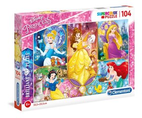 Pusle Clementoni Disney Princess, 104 osa hind ja info | Pusled lastele ja täiskasvanutele | hansapost.ee