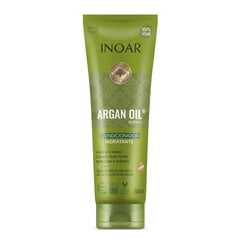 Интенсивный увлажняющий кондиционер для волос с аргановым маслом Inoar Argan Oil, 240 мл цена и информация | Бальзамы | hansapost.ee