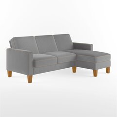 Универсальный мягкий уголок Novogratz Bowen, серый цена и информация | Novogratz Мебель для гостиной | hansapost.ee