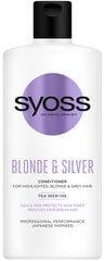 Palsam Syoss Blonde & Silver 440 ml hind ja info | Syoss Parfüümid, lõhnad ja kosmeetika | hansapost.ee