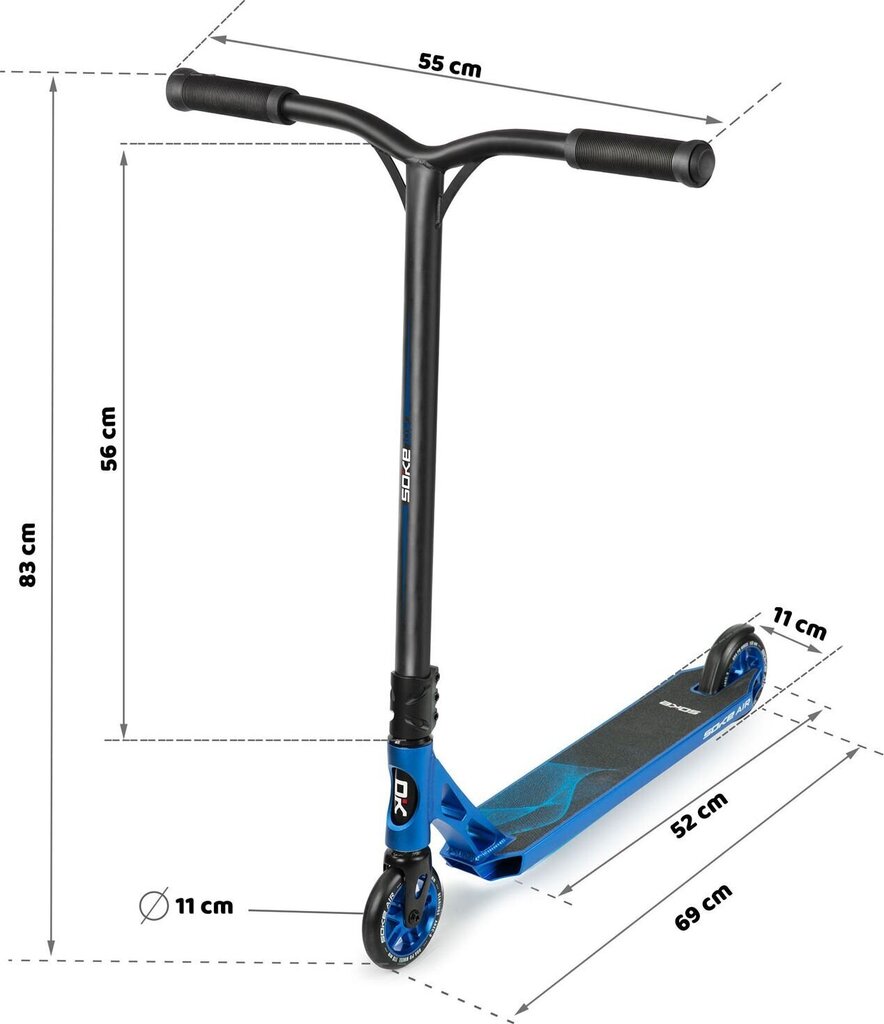 Trikitõukeratas Soke Air, sinine hind ja info | Tõukerattad | hansapost.ee