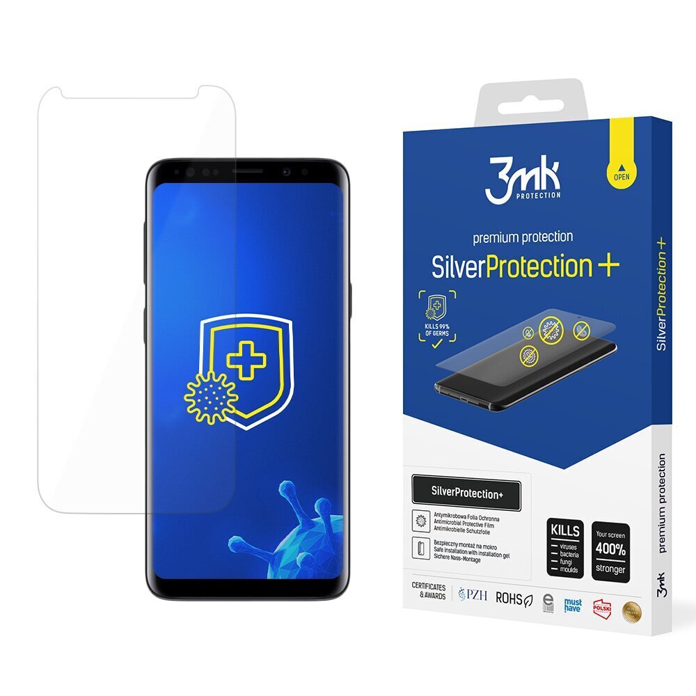 Samsung Galaxy S9 - 3mk SilverProtection+ screen protector цена и информация | Ekraani kaitseklaasid ja kaitsekiled | hansapost.ee