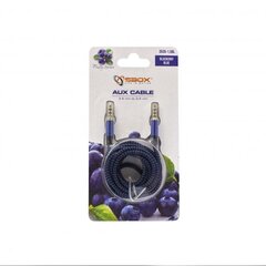 Kaabel Sbox AUX Cable 3.5mm to 3.5mm fruity blue 3535-1.5BL цена и информация | Кабели и провода | hansapost.ee