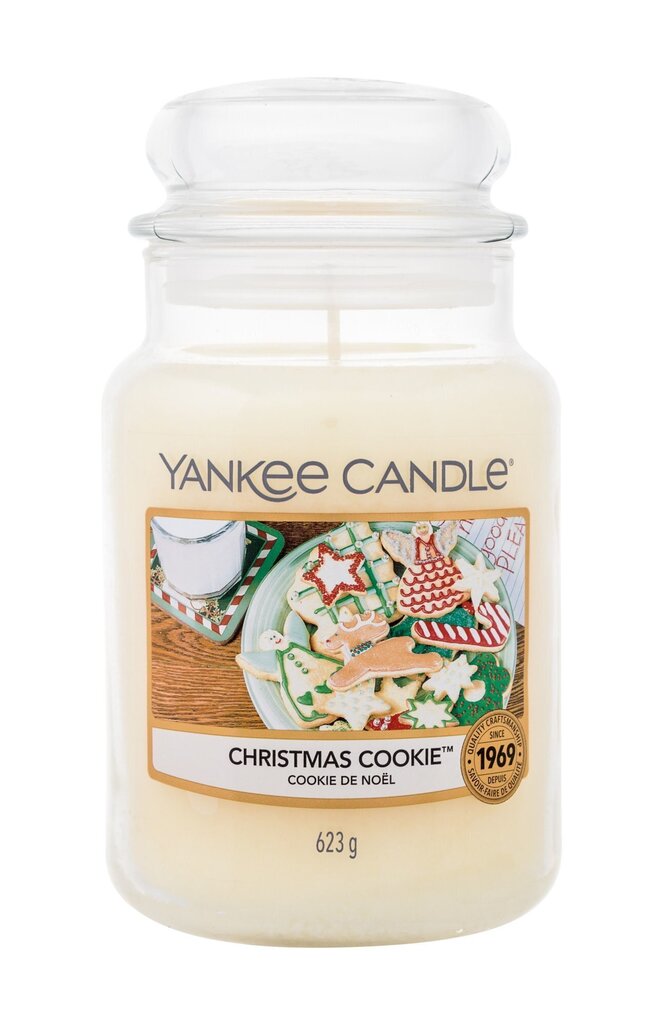 Lõhnaküünal Yankee Candle Christmas Cookie 623 g цена и информация | Küünlad, küünlajalad | hansapost.ee