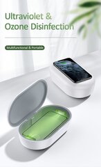 USAMS ZB138 Multi-function mini Sterillizer with Wireless charging White hind ja info | Lisatarvikud mobiiltelefonidele | hansapost.ee