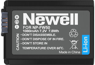 Newell Sony NP-FW50 цена и информация | Аккумуляторы, батарейки | hansapost.ee