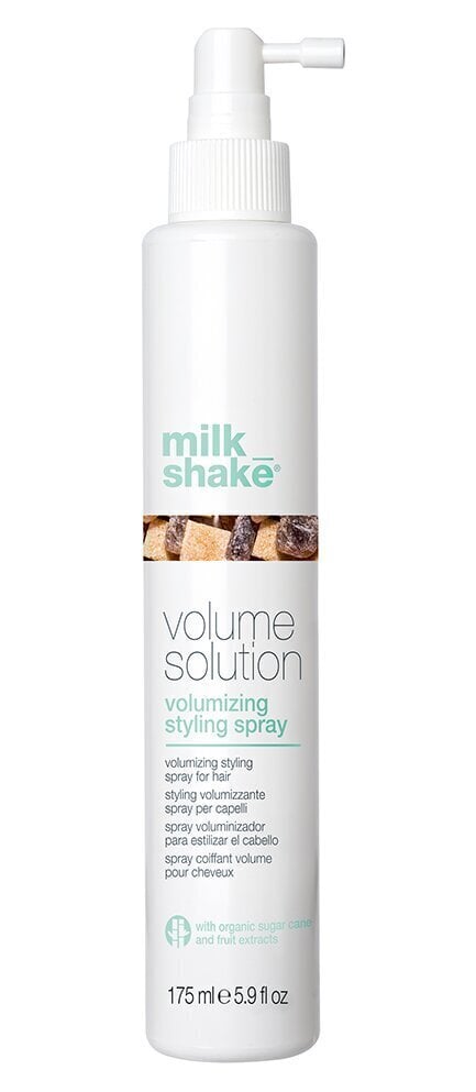 Kohevust andev juuksesprei Milk Shake Volume Solution, 175 ml hind ja info | Juuste viimistlusvahendid | hansapost.ee