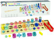 Puidust mäng 3 in 1 Numbers Sorter Wooden Educational Board Colourful hind ja info | Arendavad laste mänguasjad | hansapost.ee