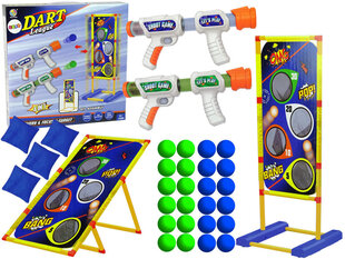 Mäng 4 in 1 Target Toss Game Bags Foam Ball Gun hind ja info | Mänguasjad poistele | hansapost.ee