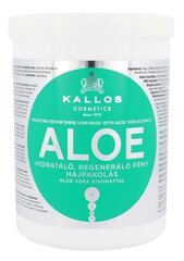 Mask kahjustatud juustele Kallos Aloe Vera Moisture naistele 1000 ml цена и информация | Маски, масла, сыворотки | hansapost.ee