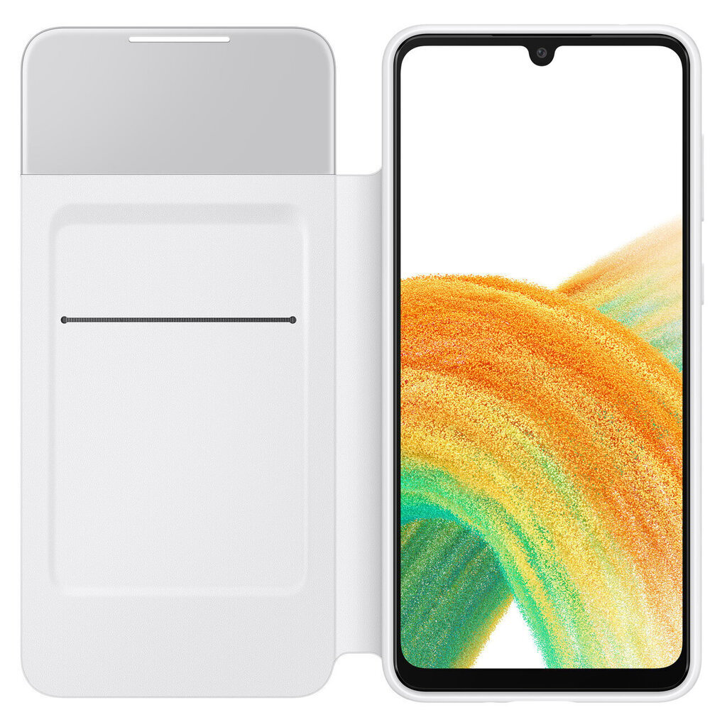 Samsung Galaxy A33 5G S View Wallet Cover (EE) valge EF-EA336PWEGEE hind ja info | Telefonide kaitsekaaned ja -ümbrised | hansapost.ee