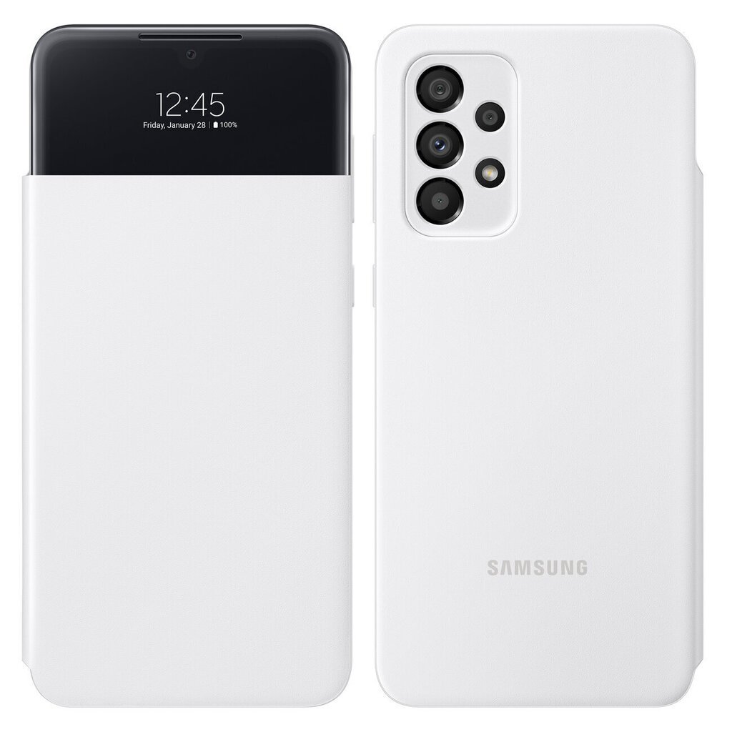 Samsung Galaxy A33 5G S View Wallet Cover (EE) белый EF-EA336PWEGEE цена |  hansapost.ee