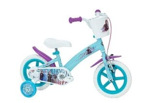 Lastejalgratas Huffy Frozen 12" Bike, sinine/valge hind ja info | Jalgrattad | hansapost.ee