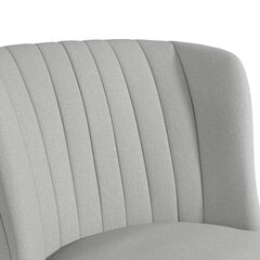 Кресло Novogratz Brittany, светло-серое цена и информация | Кресла | hansapost.ee